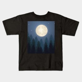 Full moon Kids T-Shirt